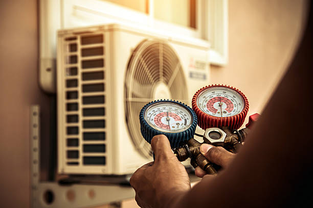 Professional Ac Installation technician working in Springville, NY